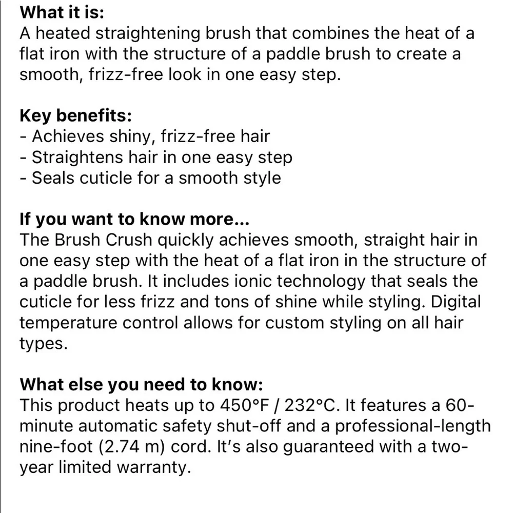 Drybar Crush Brush